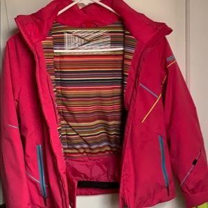 Spyder girls ski jacket